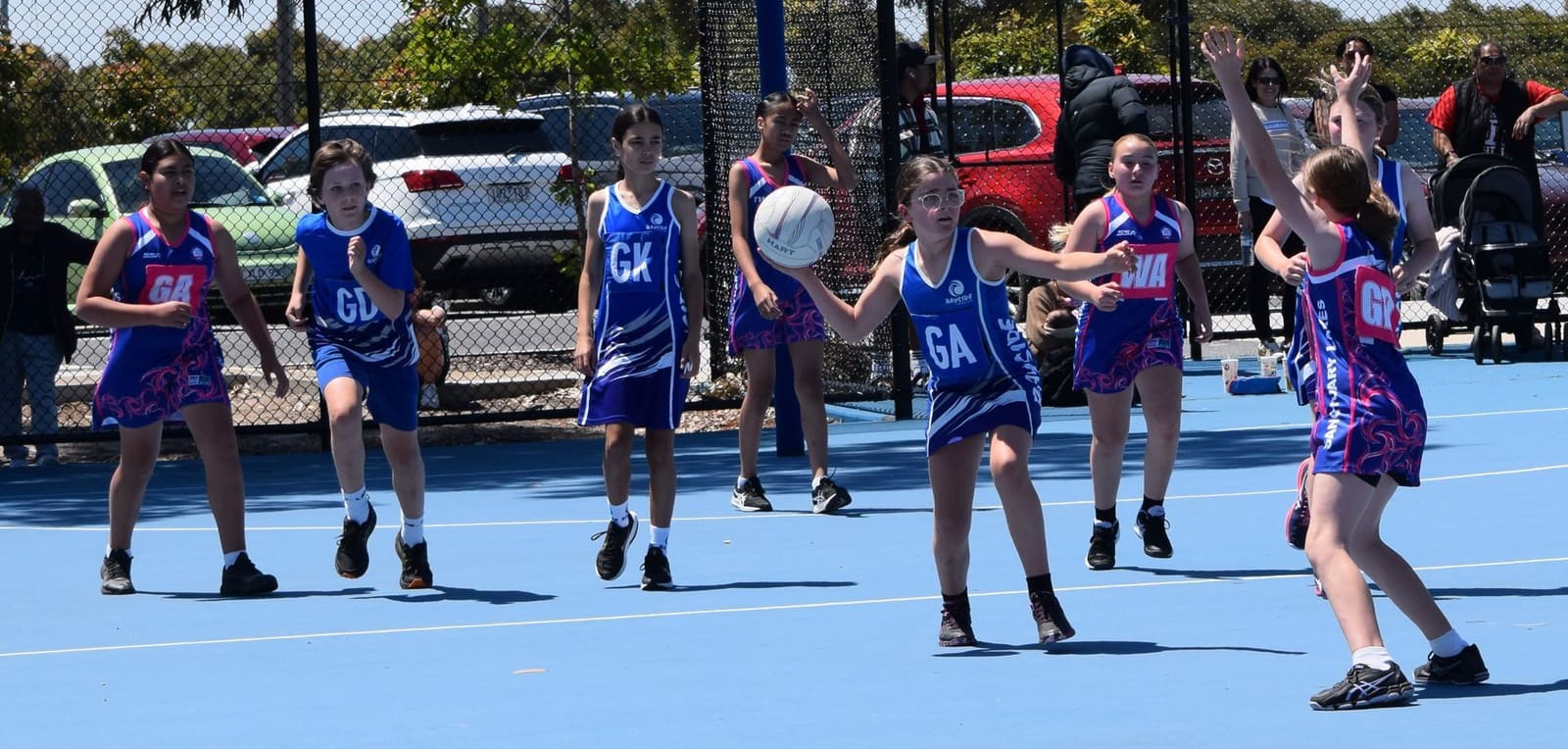 Bayside players in action