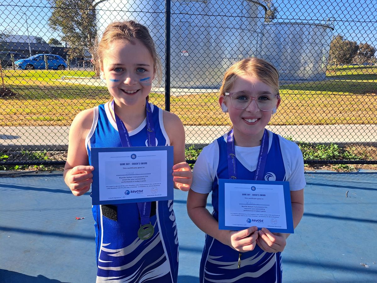 Young Bayside players on game day